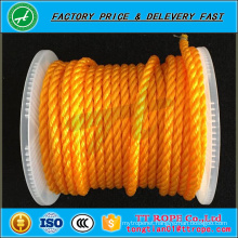 4strands 12mm orange twisted pp danline rope